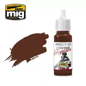   A.MIG-F508 FIGURES PAINTS BROWN BASE FS-30108 - Barna alap akril makett festék figurafestéshez