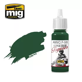   A.MIG-F509 FIGURES PAINTS UNIFORM GREEN BASE FS-34128 - Egyenruha zöld alap akril makett festék figurafestéshez