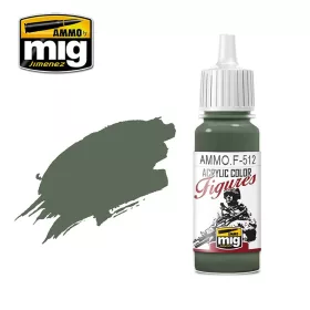   A.MIG-F512 FIGURES PAINTS FIELD GREY FS-34159 - Mezőszürke akril makett festék figurafestéshez