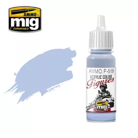   A.MIG-F519 FIGURES PAINTS SAPPHIRE BLUE - Zafírkék akril makett festék figurafestéshez