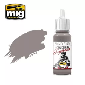   A.MIG-F521 FIGURES PAINTS GREY LIGHT BROWN - Szürkés világosbarna akril makett festék figurafestéshez