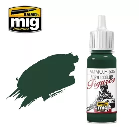   A.MIG-F535 FIGURES PAINTS ITALIAN GREEN CAMO - Olasz álcazöld akril makett festék figurafestéshez