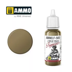   A.MIG-F560 FIGURES PAINTS Khaki Grey - Kekiszürke akril makett festék figurafestéshez