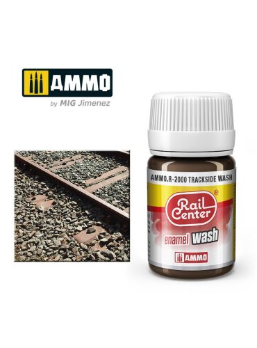 AMMO.R-2000 Bemosó vasúti ágyazatkövekhez - RAIL CENTER Trackside Wash (35 ml)