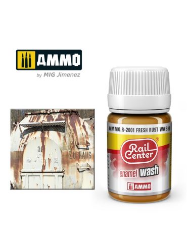AMMO.R-2001 Bemosó vasúti friss rozsda - RAIL CENTER Fresh Rust Wash (35 ml)