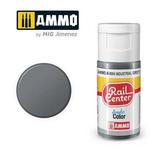 AMMO.R-0004 RAIL CENTER Industrial Grey akril makett festék