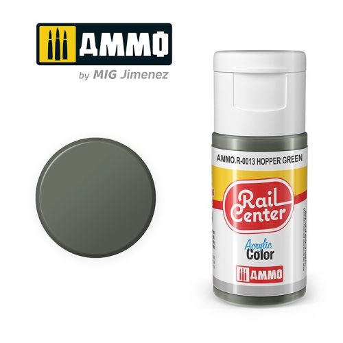 AMMO.R-0013 RAIL CENTER Hopper Green akril makett festék