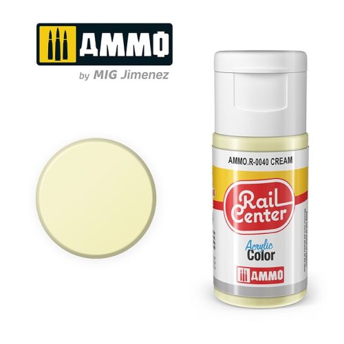 AMMO.R-0040 RAIL CENTER Cream akril makett festék