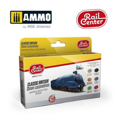 AMMO.R-1012 Classic British Steam Locomotives - Vasúti festékkészlet