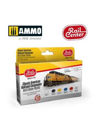 AMMO.R-1020 Classic American Railroad Companies Vol.V Union Pacific - Vasúti festékkészlet