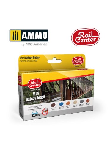 AMMO.R-1023 Rail Center - Metal Railway Bridges - Vasúti festékkészlet