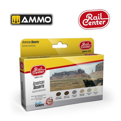 AMMO.R-1030 Rail Center - American Deserts Set - Vasúti festékkészlet