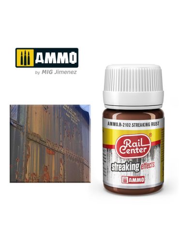AMMO.R-2102 Kosz csíkok vasúti járművekhez - RAIL CENTER Streaking Rust (35 ml)
