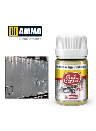 AMMO.R-2104 Kosz csíkok vasúti járművekhez - RAIL CENTER Fresh Streaking Dust (35 ml)