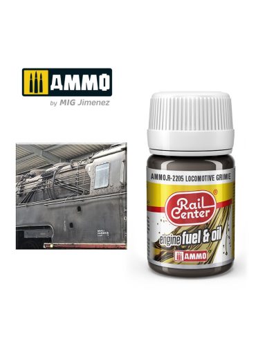 AMMO.R-2205 Weathering effekt - RAIL CENTER Locomotive Grime (35 ml)
