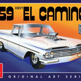   AMT 1058 1959 Chevrolet El Camino Original Art Series (1/25) autó makett