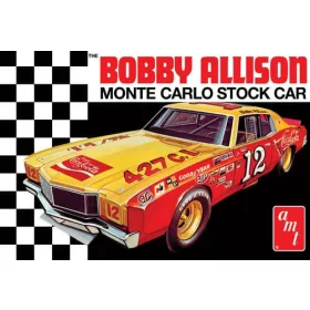   AMT 1064 1972 Chevrolet Monte Carlo Coca Cola Stock Car Bobby Alison (1/25) autó makett