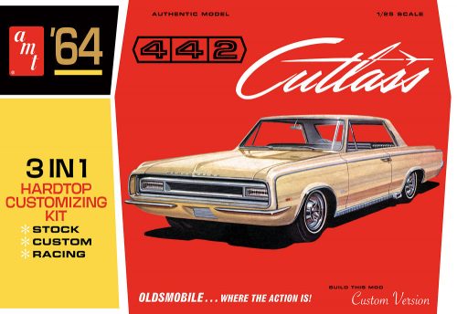 AMT AMT1066 1964 Olds Cutlass 442 Hardtop (1/25)