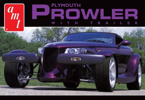 AMT AMT1083M 1997 Plymouth Prowler with Trailer (1/25)