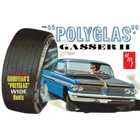   AMT 1092 1962 Pontiac Catalina Polyglas Gasser II (1/25) autó makett
