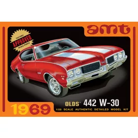 AMT 1105 1969 Olds 442 W-30 (1/25) autó makett