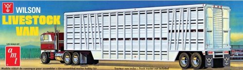 AMT AMT1106 Wilson Livestock Van Trailer (1/25)