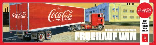 AMT AMT1109 Fruehauf Beaded Van Semi Trailer (Coca-Cola) (1/25)