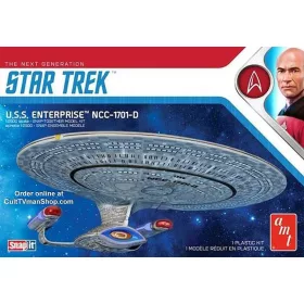   AMT 1126 Star Trek U.S.S. Enterprise-D (Snap) 2T (1/2500) űrhajó makett