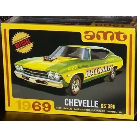 AMT 1138 1969 Chevy Chevelle Hardtop (1/25) autó makett