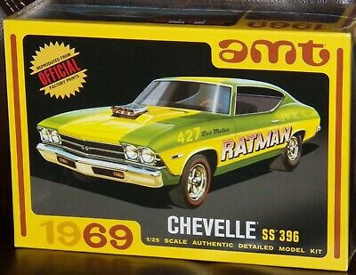 AMT 1138 1969 Chevy Chevelle Hardtop (1/25) autó makett