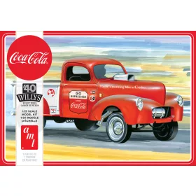   AMT 1145M 1940 Willys Pickup Gasser (Coca-Cola) autó makett (1/25) autó makett