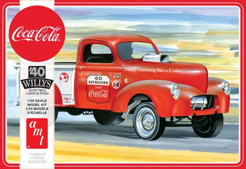 AMT 1145M 1940 Willys Pickup Gasser (Coca-Cola) autó makett (1/25) autó makett