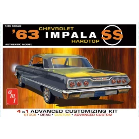 AMT 1149 1963 Chevy Impala SS (1/25) autó makett