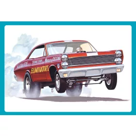   AMT 1151 1967 Mercury Cyclone Eliminator II (Dyno Don Nicholson) autó makett (1/25) autó makett