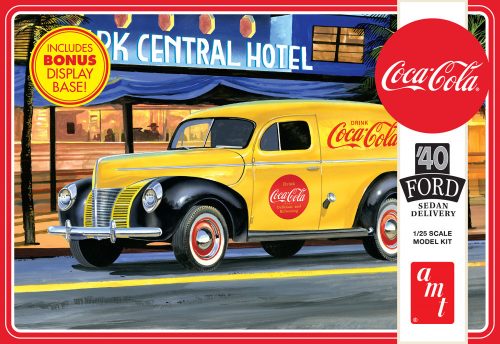 AMT 1161 1940 Ford Sedan Delivery (Coca-Cola) autó makett (1/25) autó makett