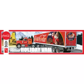   AMT 1165 Fruehauf Holiday Hauler Semi Trailer (Coca-Cola) (1/25) Kamion makett
