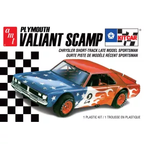 AMT 1171 Plymouth Valiant Scamp Kit Car (1/25) autó makett