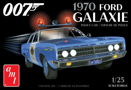 AMT 1172 1970 Ford Galaxie Police Car 2T (1/25) autó makett