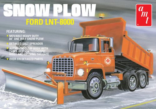 AMT 1178 Ford LNT-8000 Snow Plow (1/25) teherautó makett