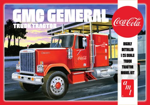 AMT 1179 1976 GMC General Semi Tractor (Coca-Cola) (1/25) Kamion makett