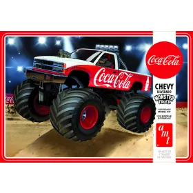   AMT 1184 1988 Chevy Silverado Monster Truck (Coca-Cola) autó makett (1/25) autó makett