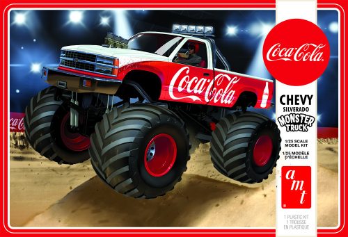 AMT 1184 1988 Chevy Silverado Monster Truck (Coca-Cola) autó makett (1/25) autó makett