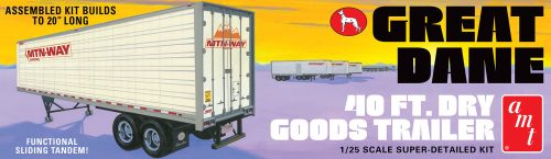 AMT 1185 Great Dane Dry Goods Semi Trailer (1/25) pótkocsi makett