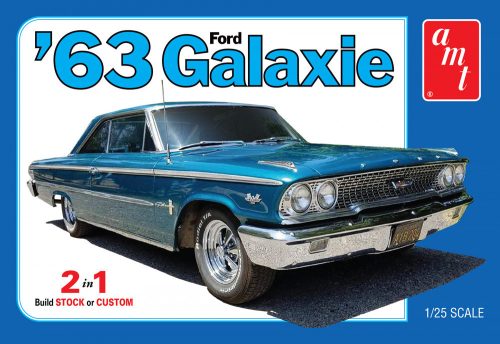 AMT 1186 1963 Ford Galaxie (1/25) autó makett