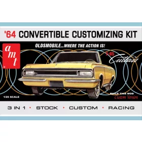   AMT 1200 1964 Olds Cutlass F-85 Convertible (1/25) autó makett