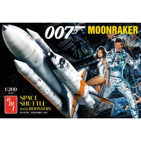   AMT 1208 Moonraker Shuttle w/Boosters - James Bond (1/200) Makett