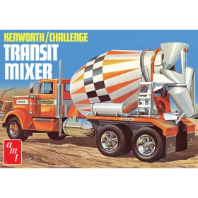   AMT 1215 Kenworth /Challenge Transit Cement Mixer (1/25) betonkeverő mixerkocsi makett