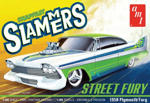 AMT AMT1226 Street Fury 1958 Plymouth - Slammers SNAP (1/25)