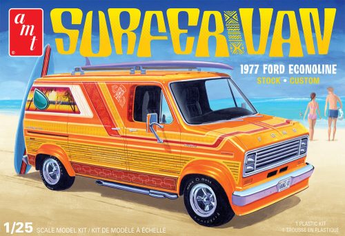 AMT 1229 1977 Ford Surfer Van 2T (1/25) autó makett