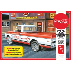   AMT 1231 1972 Chevy Pickup w/Vending Machine & Crates 2T (1/25) autó makett